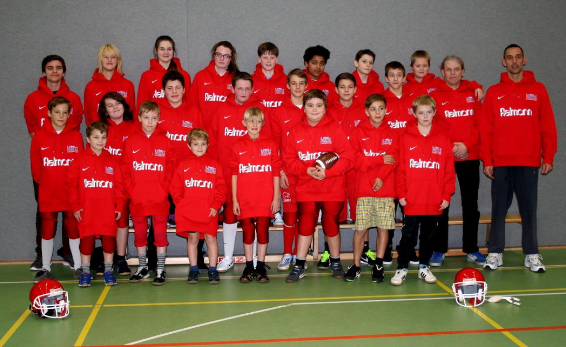 Neue "Hoodys" für die Cougars U13